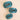 Teal With It | Large| Flat Round Hair Clip