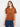 CHARLIE B  Faux Suede Short Sleeve Top With Back Zipper