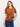 CHARLIE B  Faux Suede Short Sleeve Top With Back Zipper