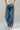 Wide-Leg Utility Stripe Denim Jeans