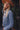 Ruffled Hem Denim Jacket