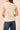 TRIBAL Split Crew Neck Sweater Vest-Cream